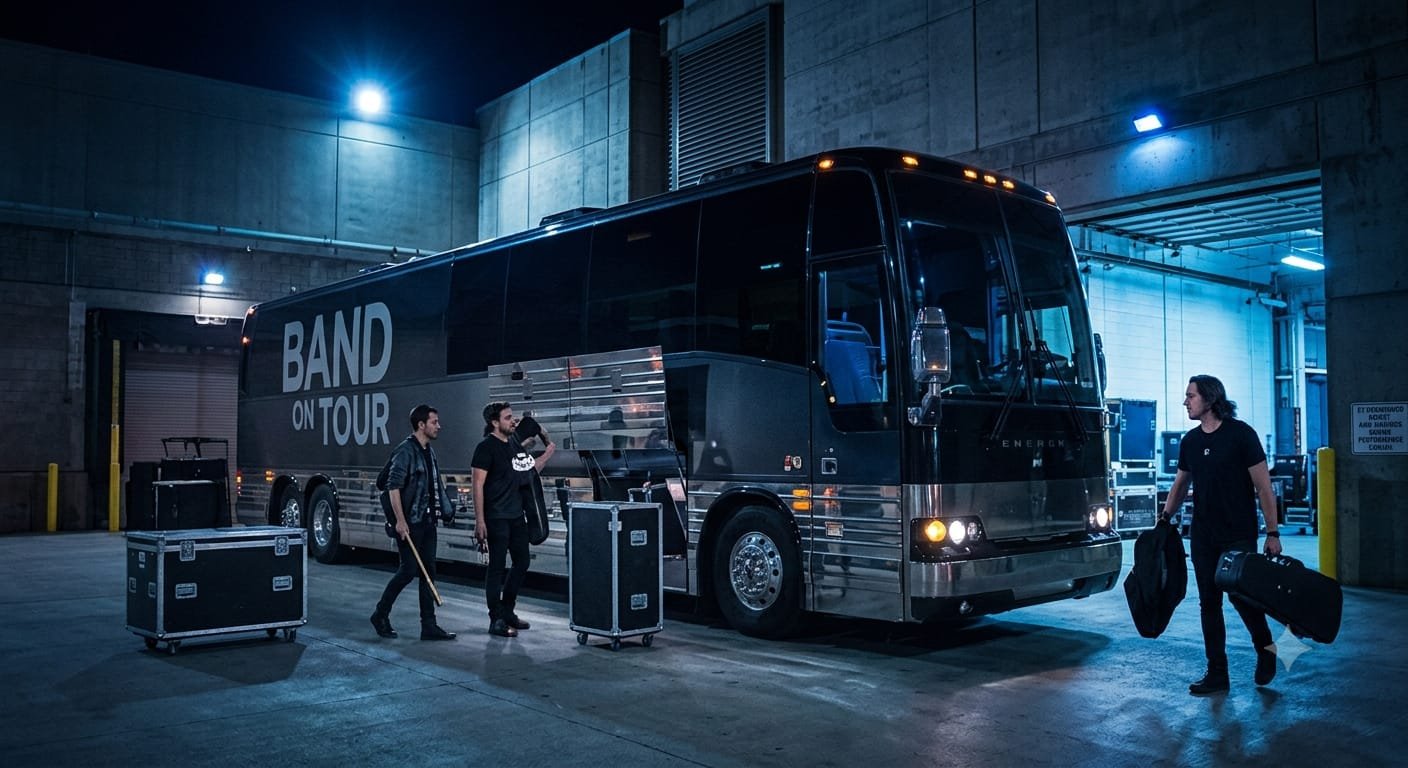 Band Tour Bus charter bus service